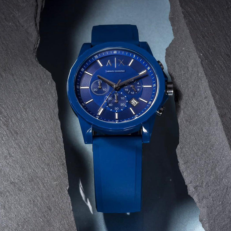 Armani Exchange Men Blue Analogue Watch AX1327