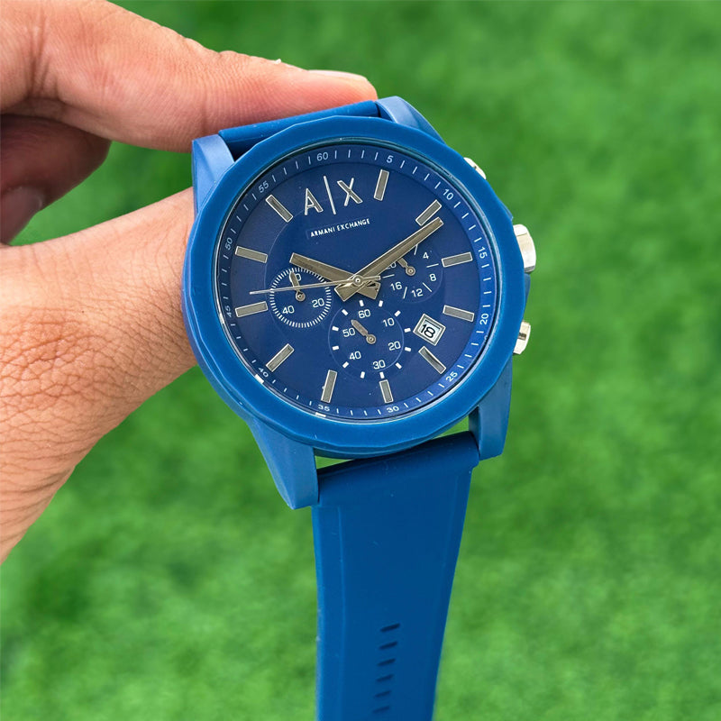 Armani Exchange Men Blue Analogue Watch AX1327