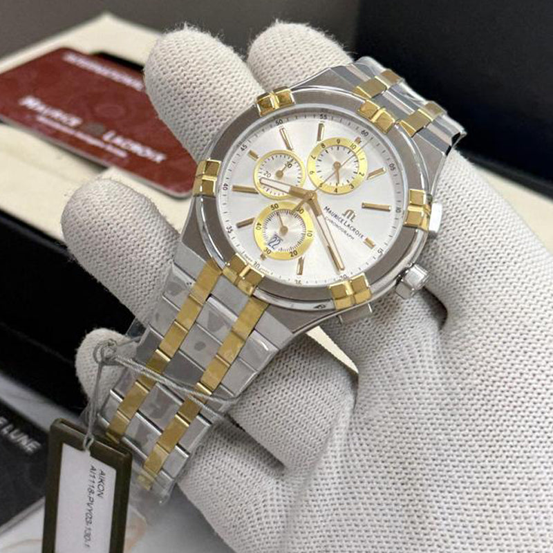 MAURICE LACROIX Aikon Quartz Chronograph Duotone AI1118-PVY03-130-1