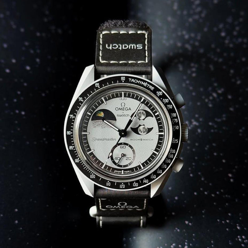 OMEGA x Swatch Moonswatch "Mission on Earthphase" Bioceramic Quartz Watch (SO33M700)