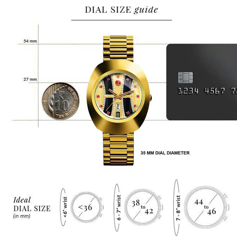 RADO DIASTAR CHAMPAGNE DIAL MEN 35MM R12413323